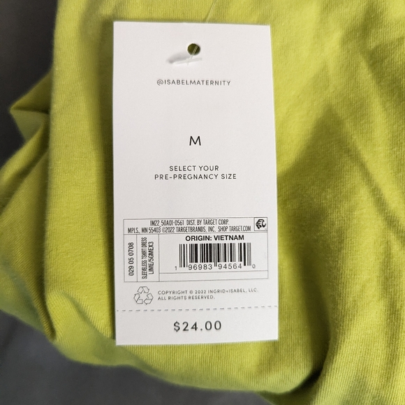 Isabel Maternity Sleeveless Bodycon Ruched Maternity Dress Green - Picture 10 of 11